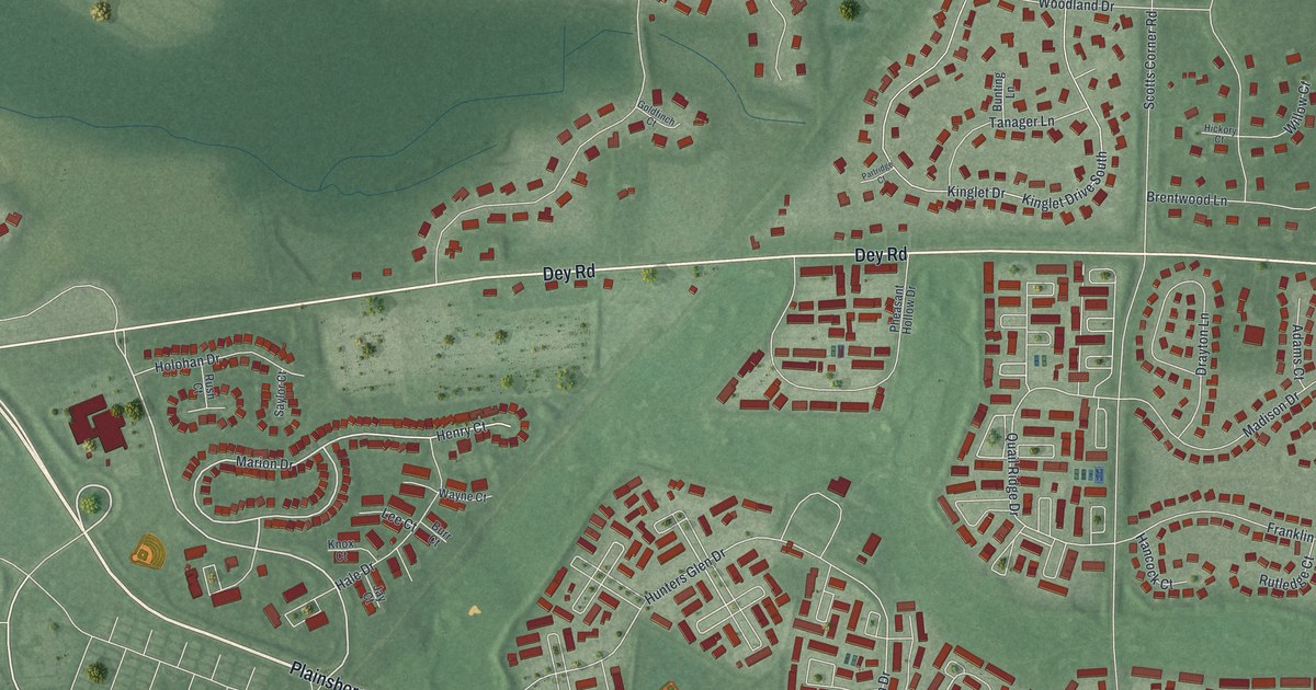 Map of Princeton Meadows, New Jersey in 2026