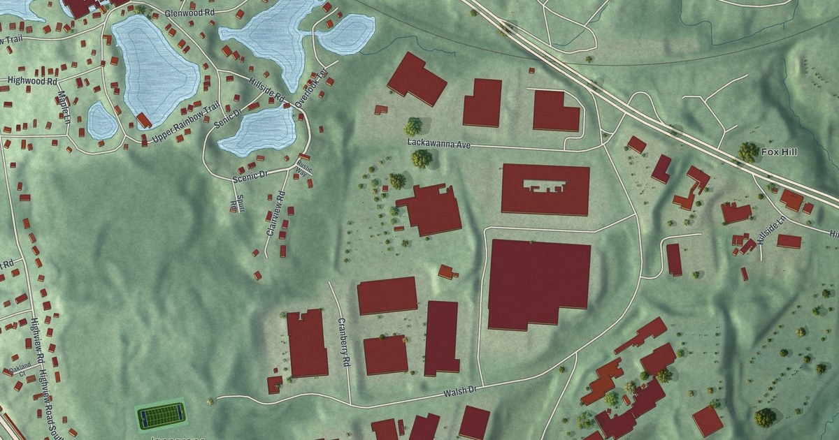 Map of Rainbow Lakes, New Jersey in 2026