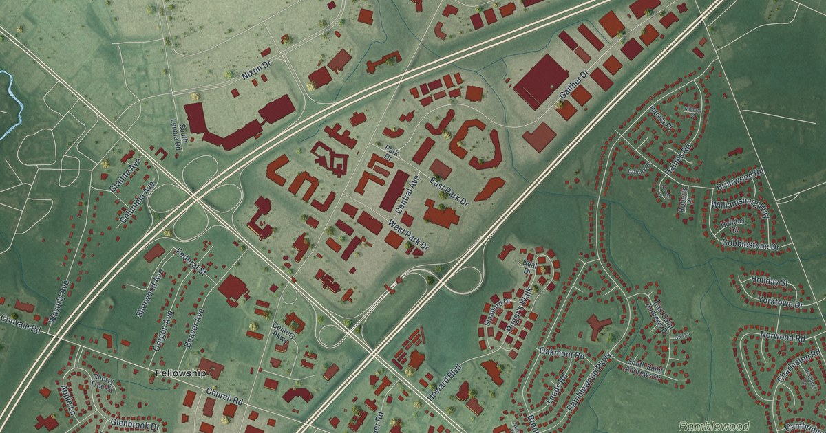 Map of Ramblewood, New Jersey in 2026