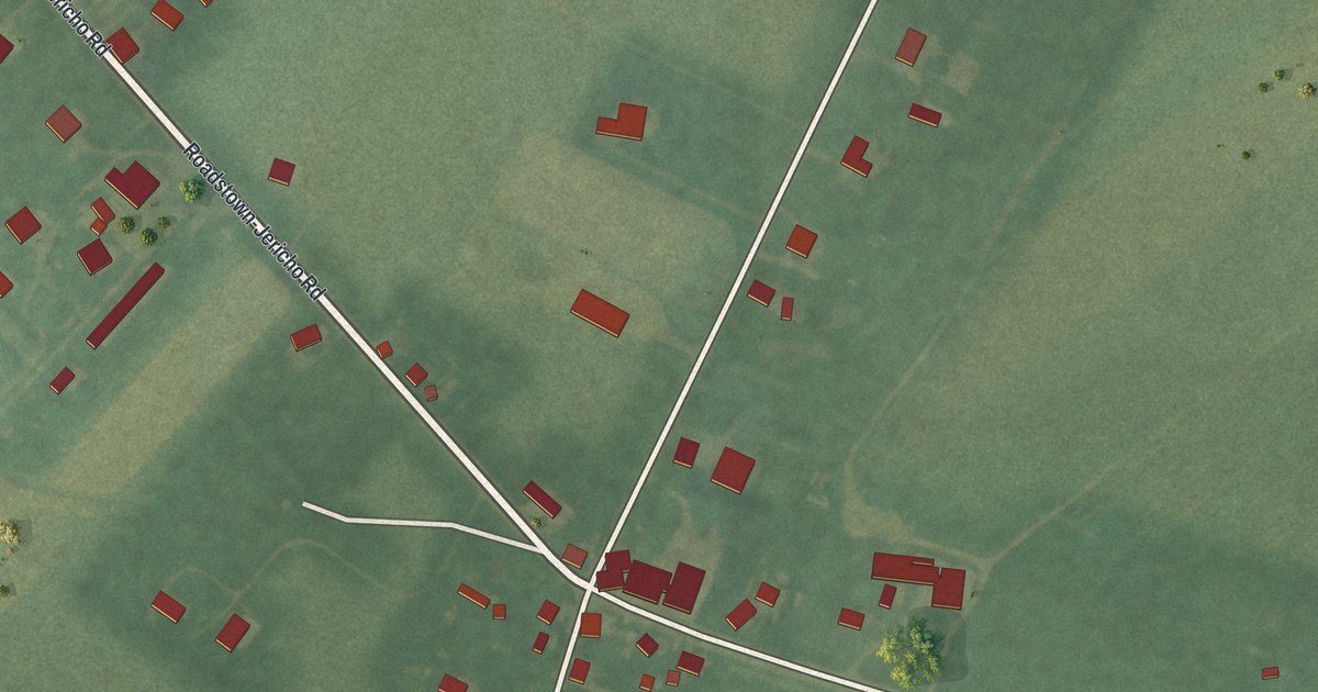 Map of Roadstown, New Jersey in 2026