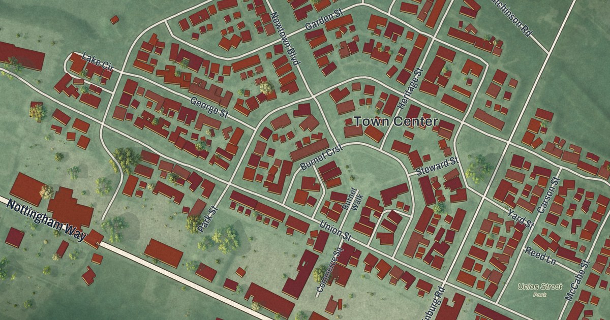 Map of Robbinsville Center, New Jersey in 2026