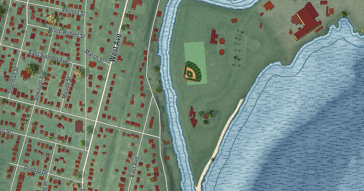Map of Sewaren, New Jersey in 2026