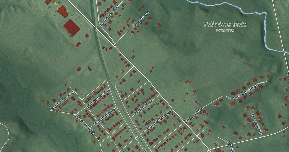 Map of Sewell, New Jersey in 2026