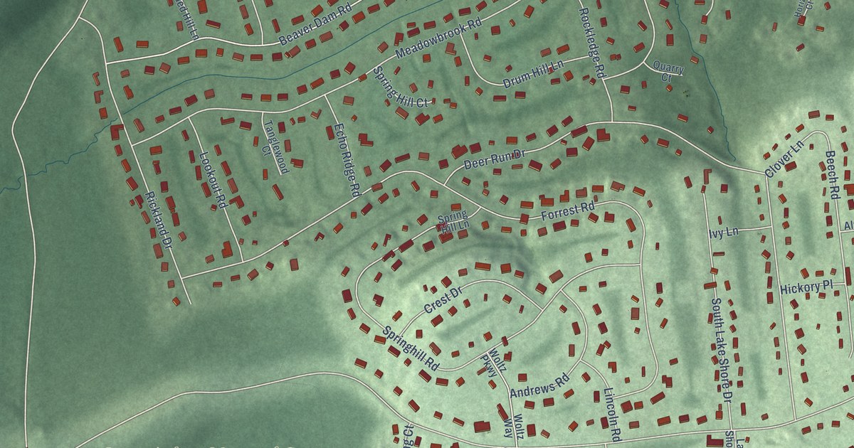 Detailed Map of Shongum, New Jersey
