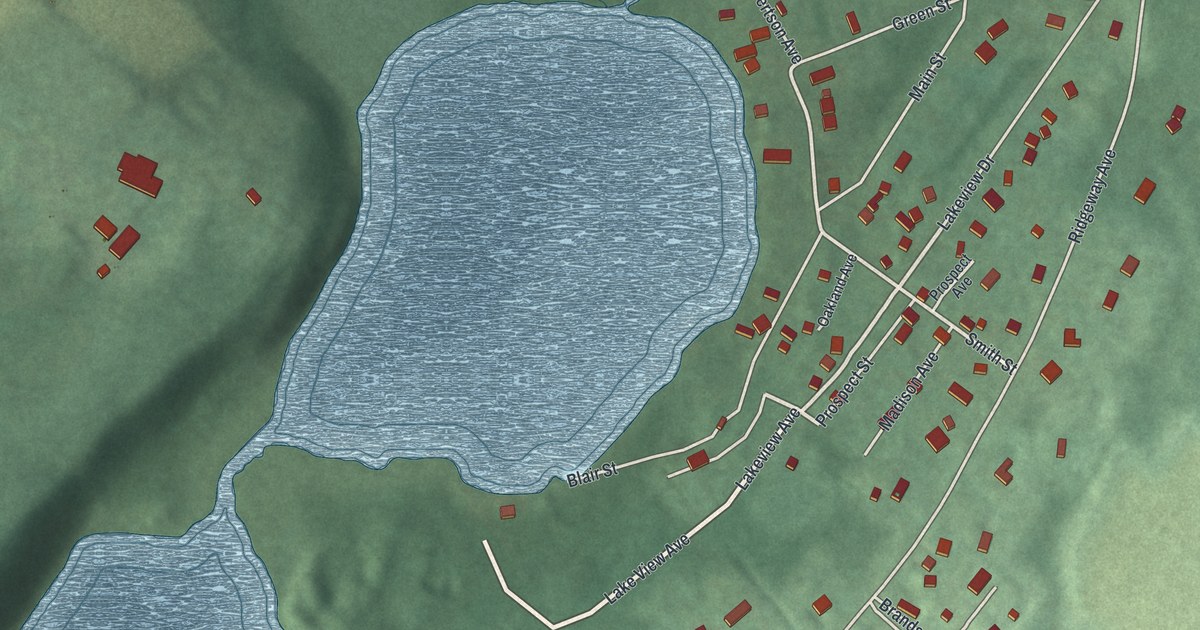 Map of Silver Lake, Warren County, New Jersey in 2026