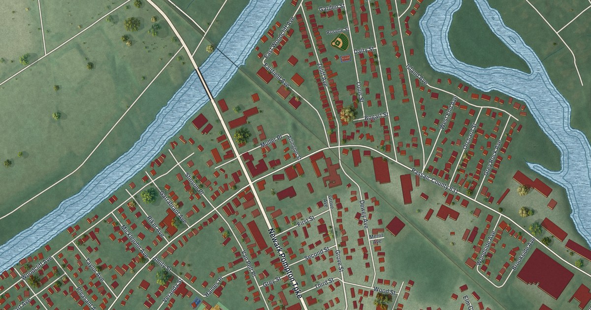 Map of Singac, New Jersey in 2026