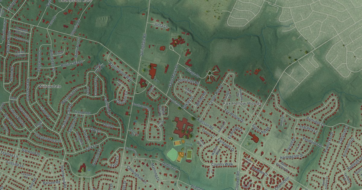 Map of Springdale, New Jersey in 2026