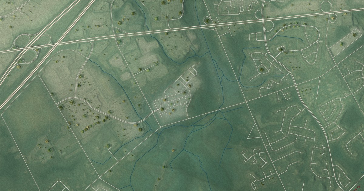 Detailed Map of Springville, New Jersey