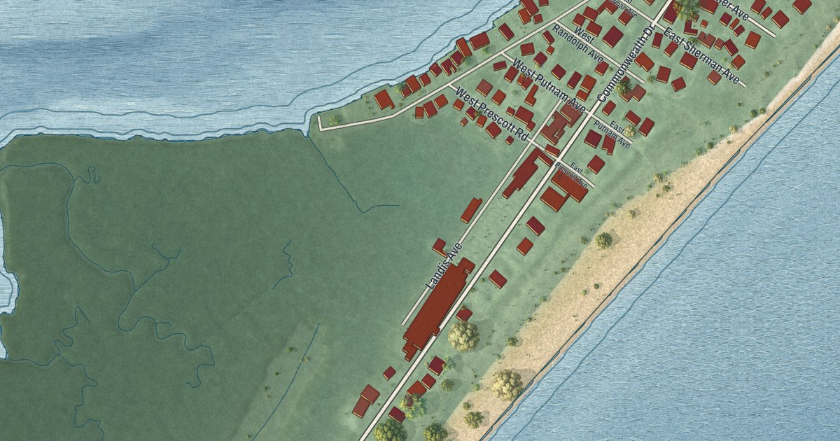 Map of Strathmere, New Jersey in 2026