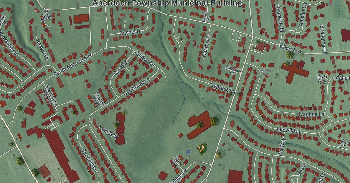 Map of Strathmore, New Jersey in 2026