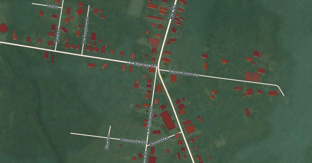 Map of Tuckahoe, New Jersey in 2026