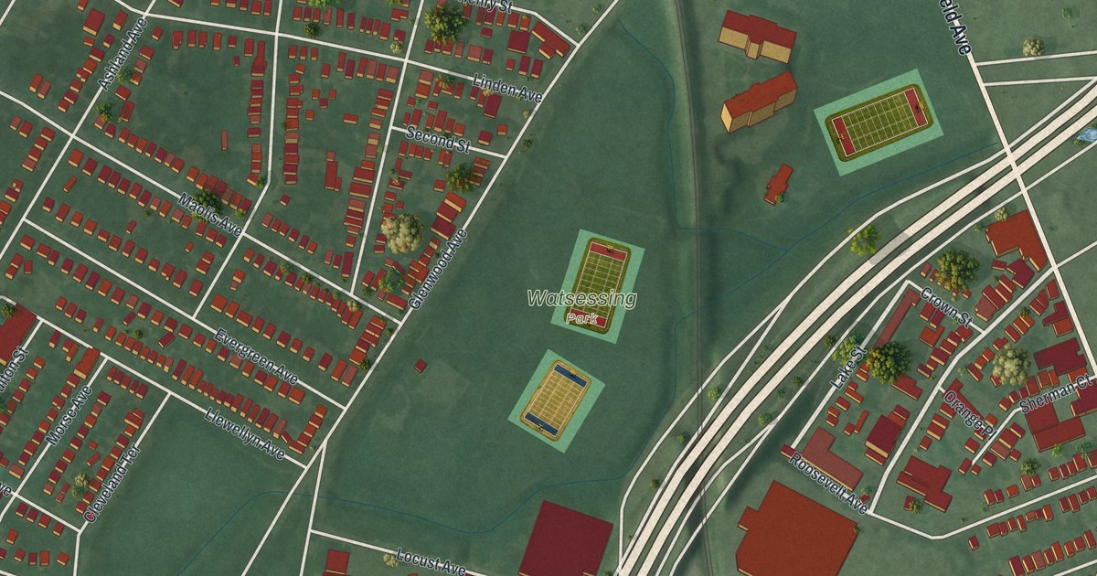 Map of Watsessing, New Jersey in 2026