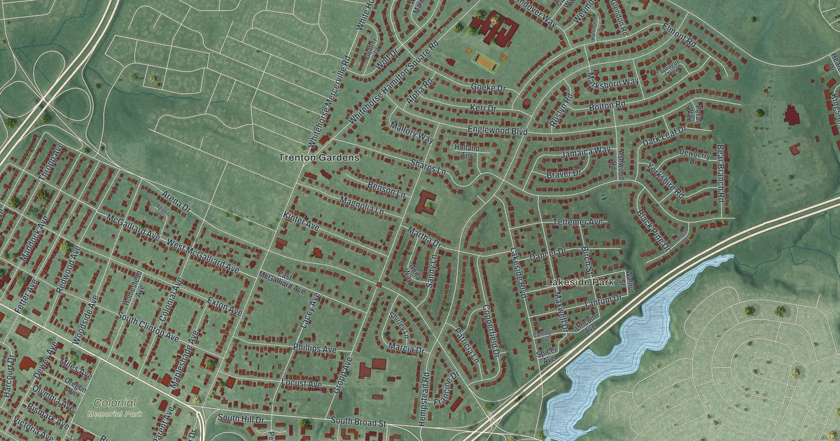 Map of White Horse, New Jersey in 2026