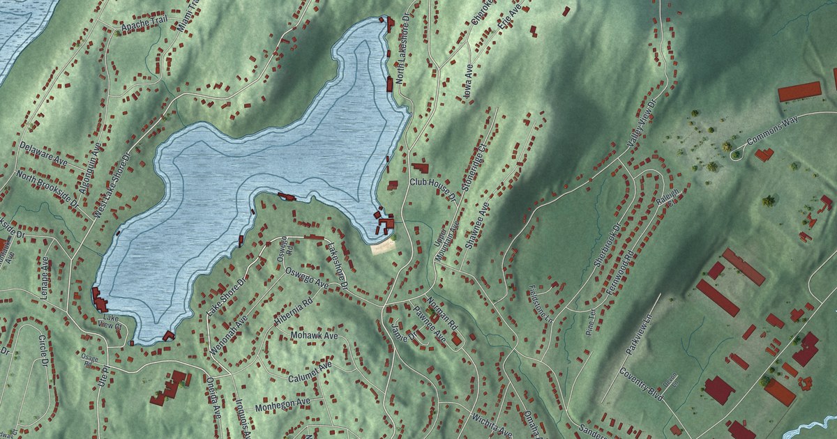 Map of White Meadow Lake, New Jersey in 2026