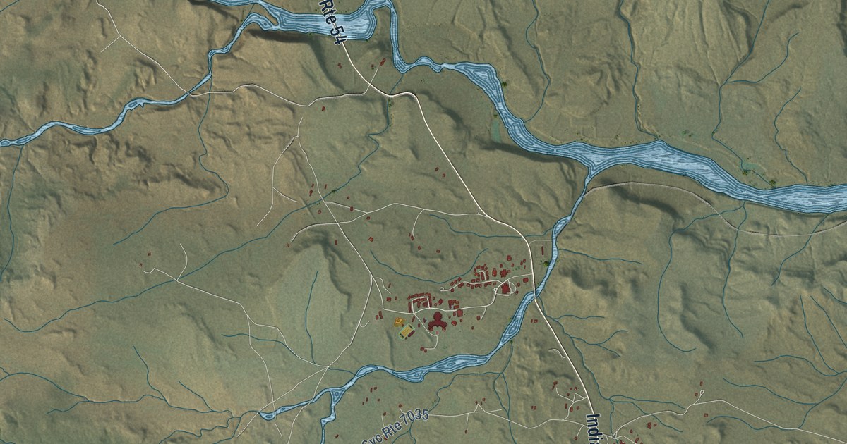 Map of Alamo, New Mexico in 2026