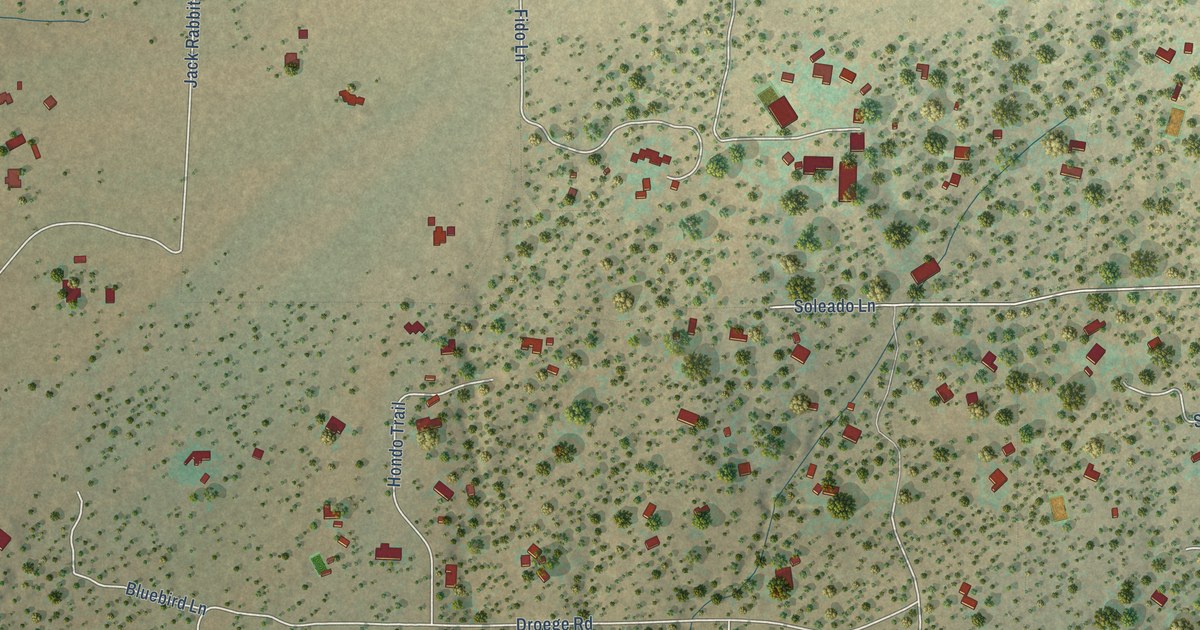 Map of Arroyo Hondo, Santa Fe County, New Mexico in 2026