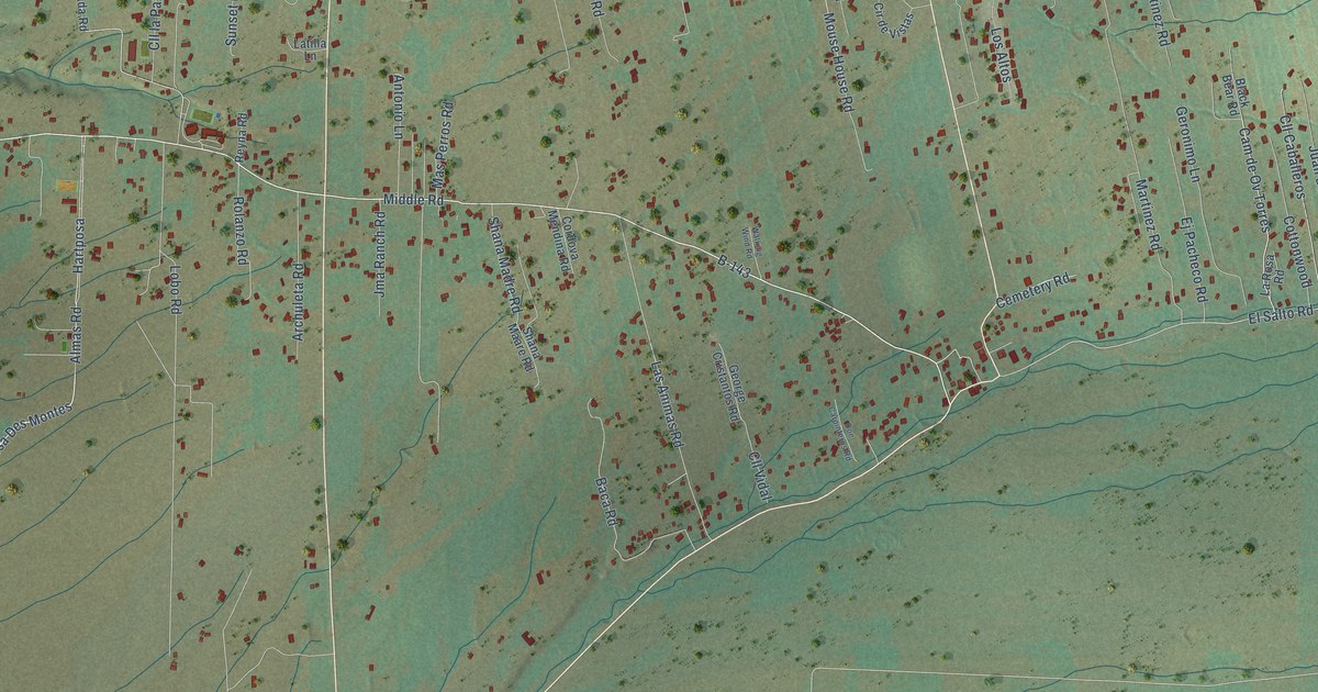 Map of Arroyo Seco, New Mexico in 2026