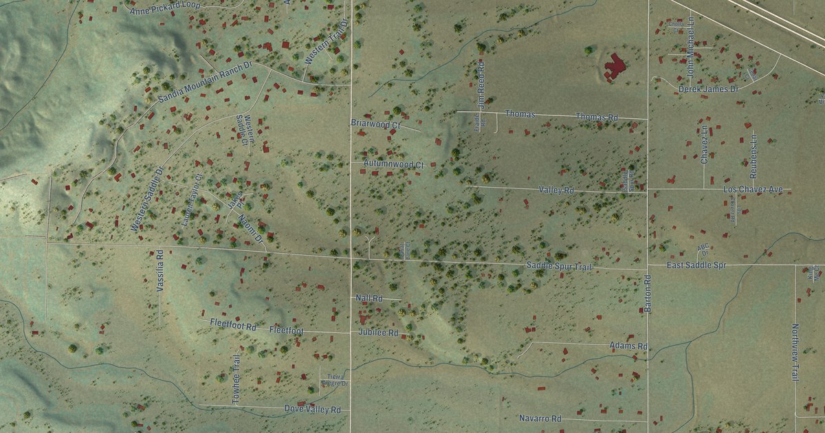 Map of Barton, New Mexico in 2026