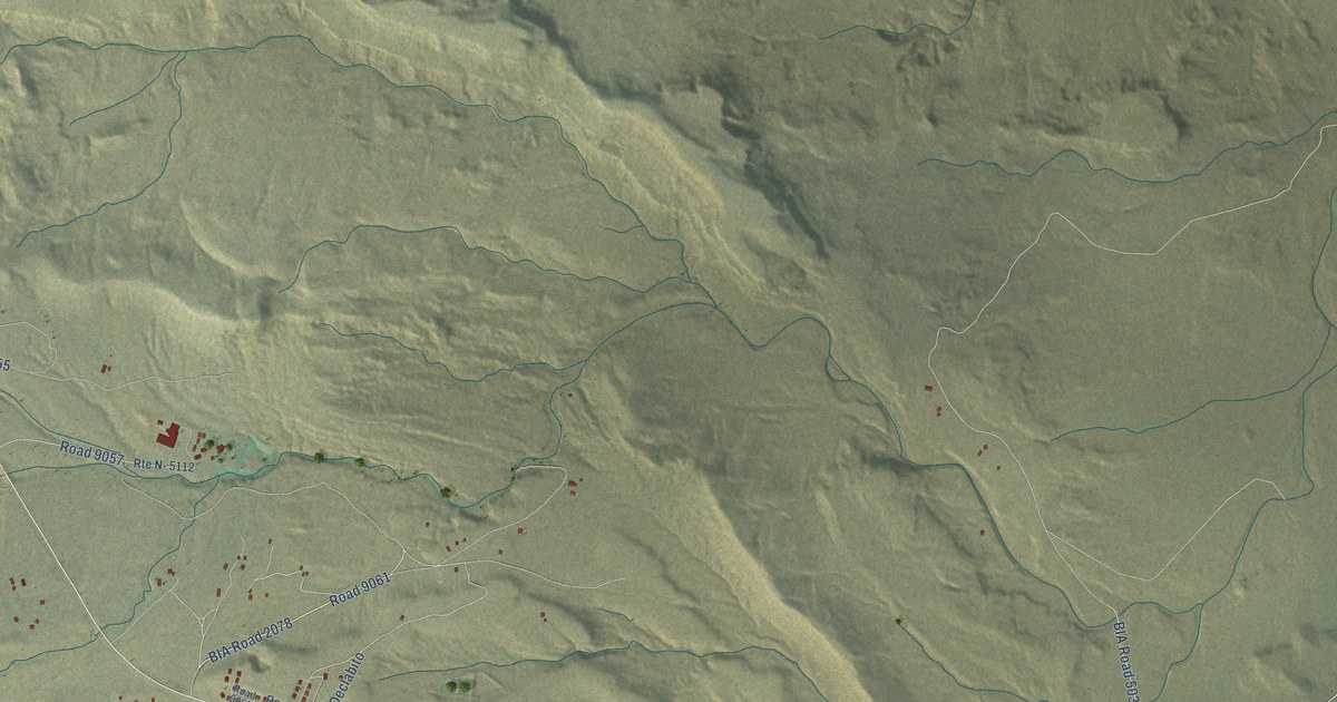 Map of Beclabito, New Mexico in 2026