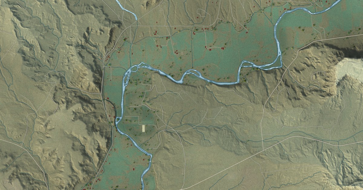 Map of Blanco, New Mexico in 2026