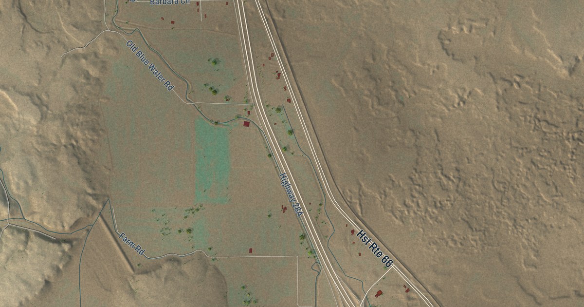 Map of Bluewater Village, New Mexico in 2026