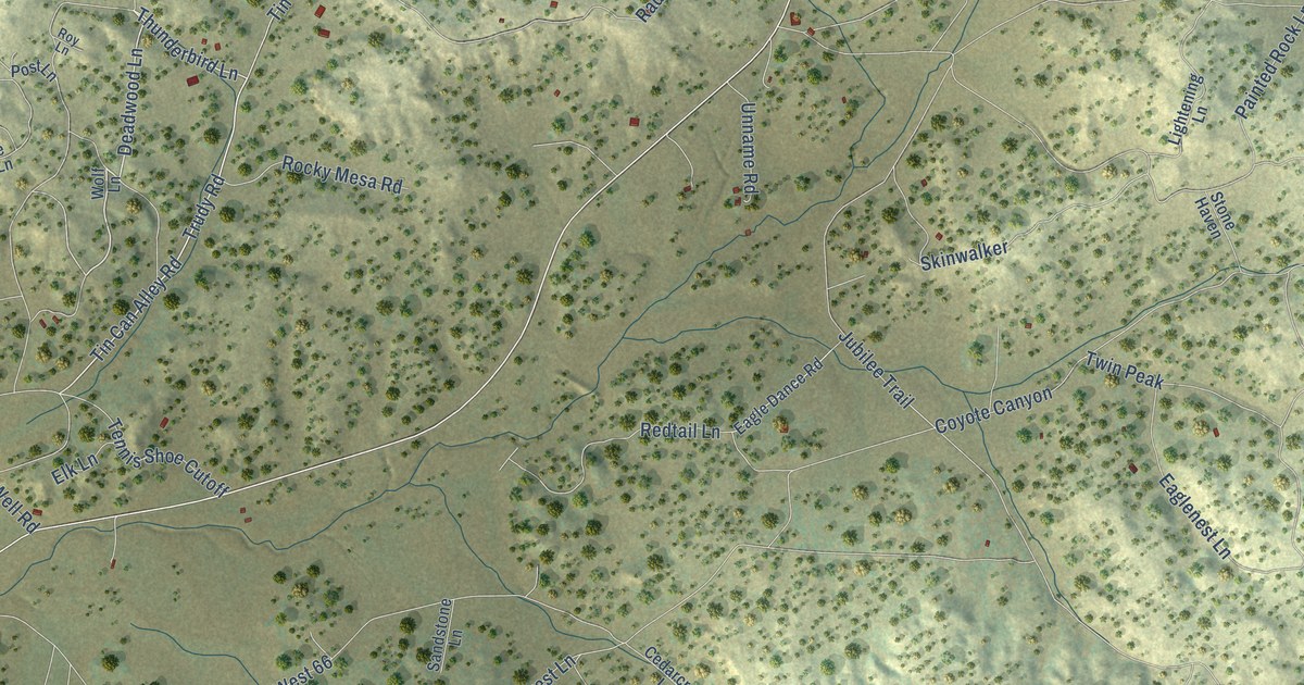 Map of Candy Kitchen, New Mexico in 2026
