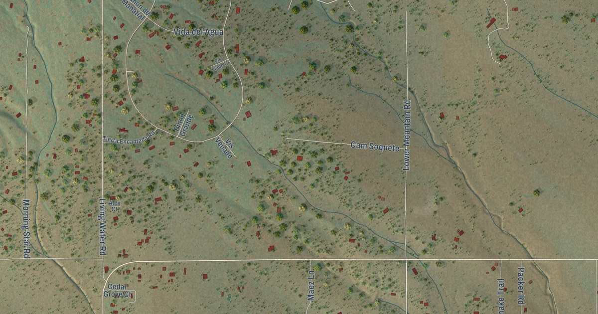 Map of Cedar Grove, New Mexico in 2026