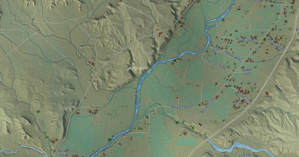 Map of Center Point, New Mexico in 2026