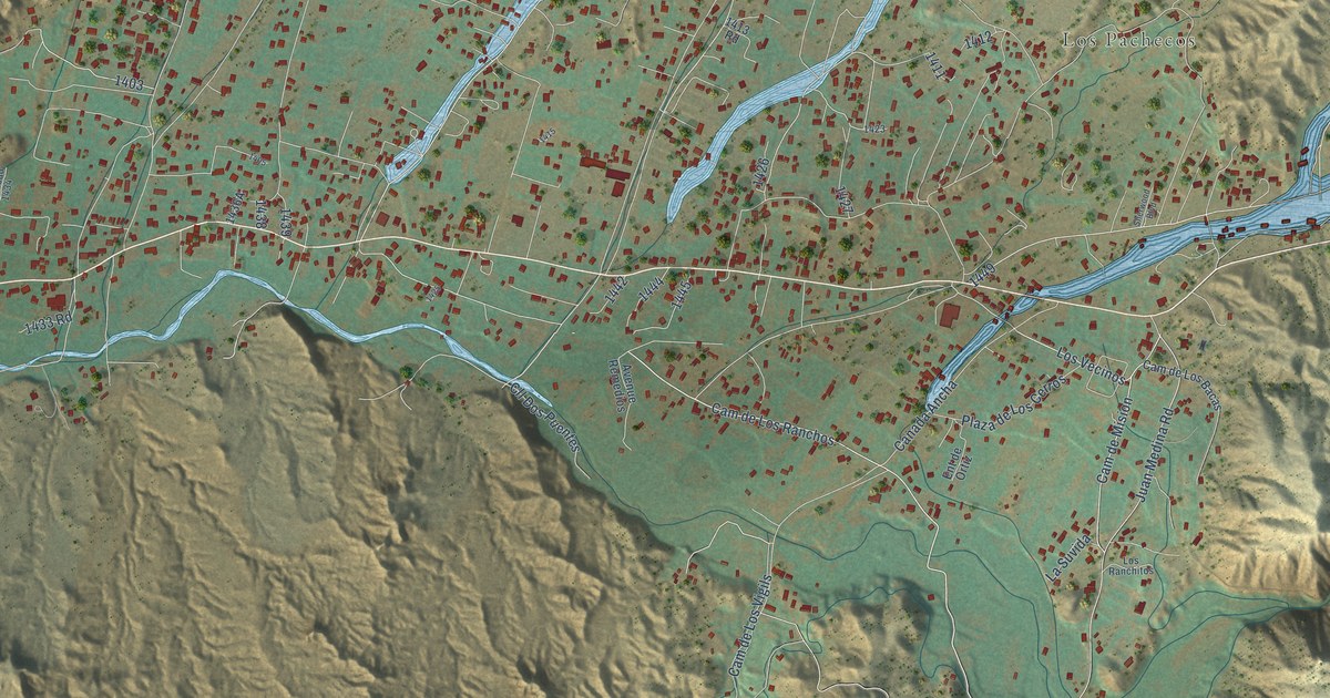 Map of Chimayo, New Mexico in 2026