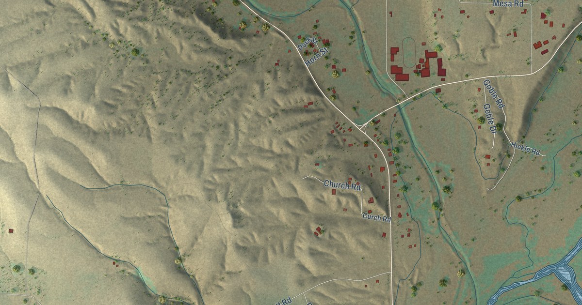 Map of Cliff, New Mexico in 2026