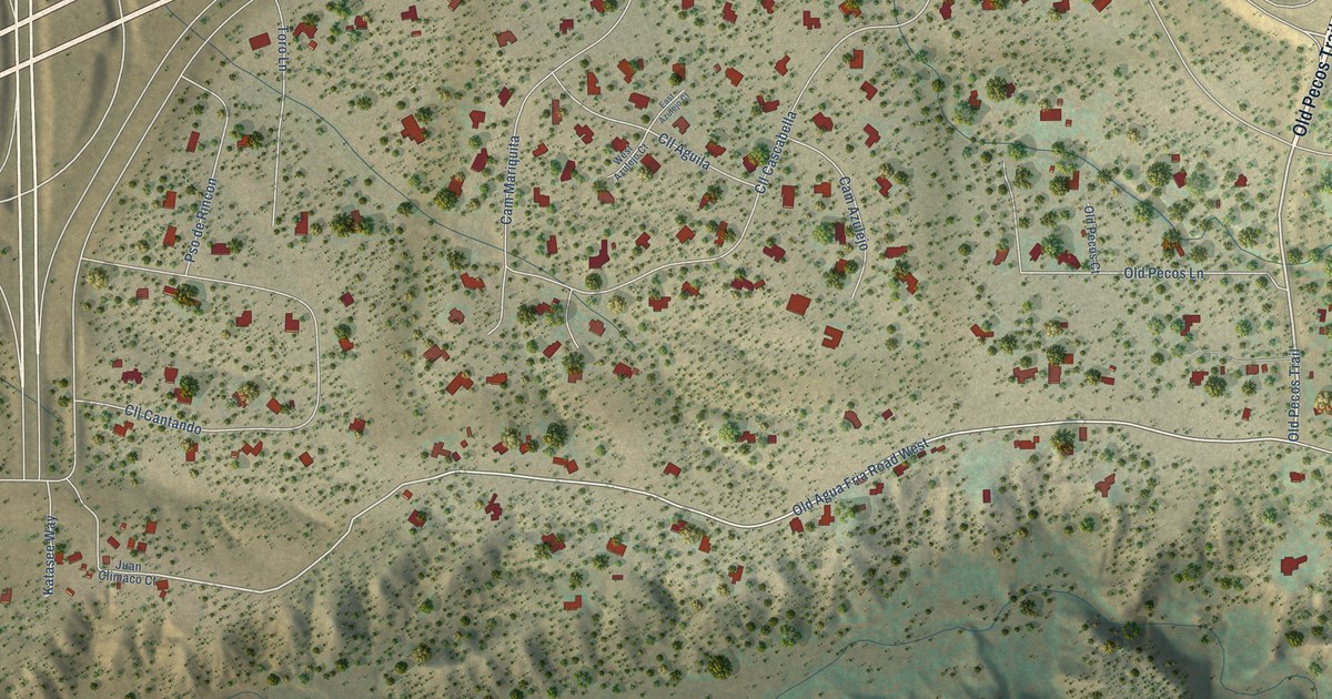 Map of Conejo, New Mexico in 2026