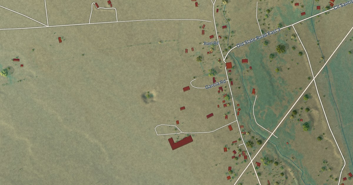 Map of Costilla, New Mexico in 2026