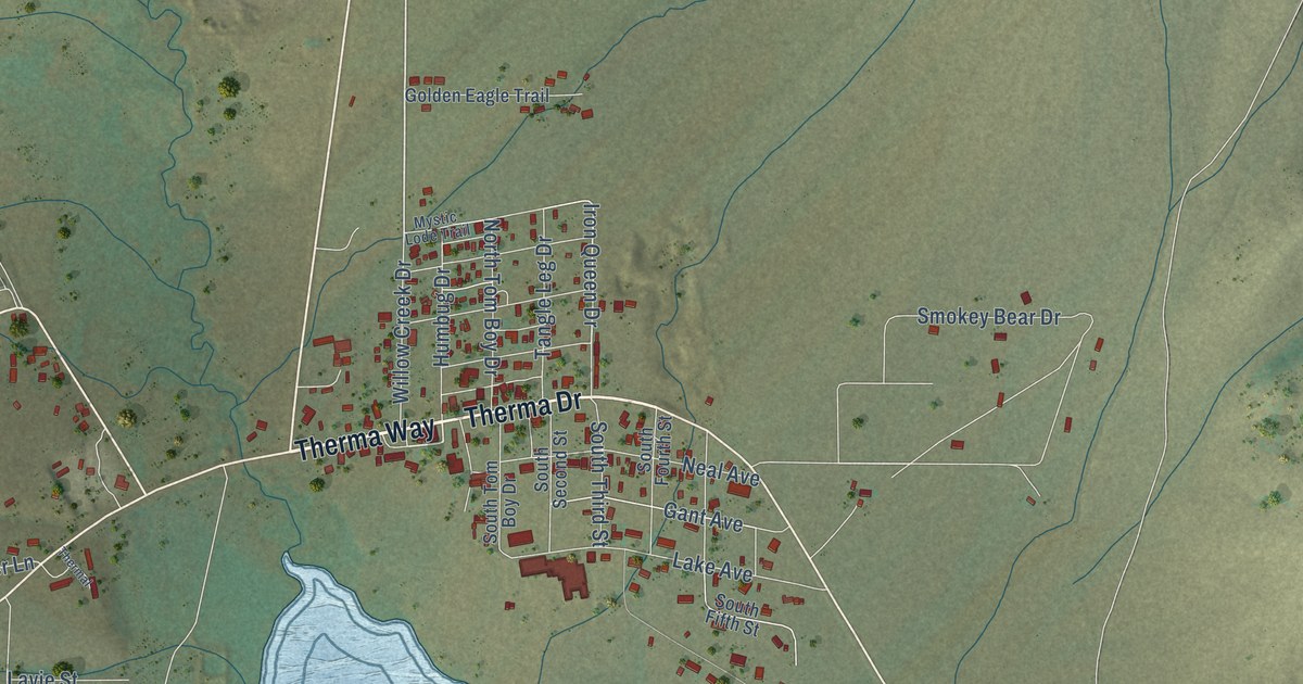 Map of Eagle Nest, New Mexico in 2026