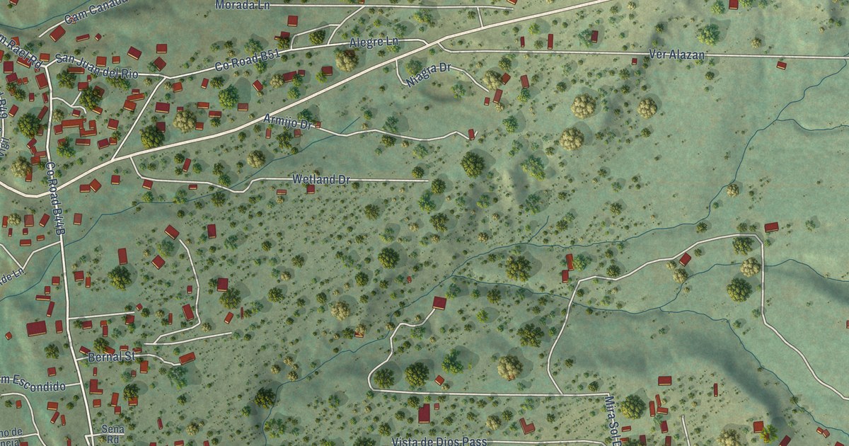 Map of East Pecos, New Mexico in 2026