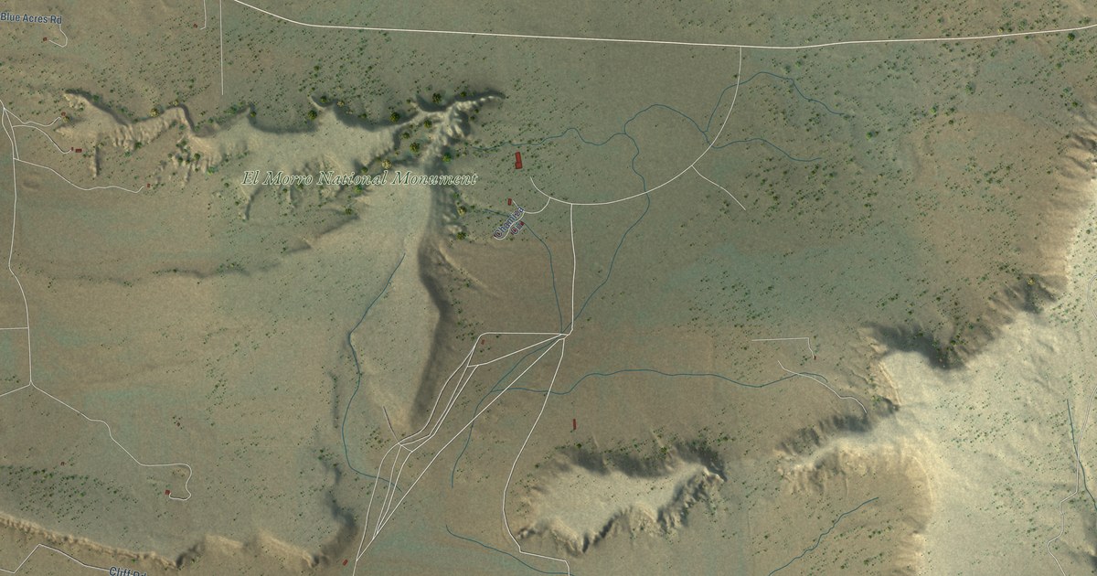 Map of El Morro Valley, New Mexico in 2026