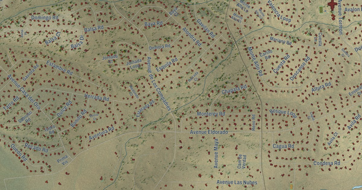 Map of Eldorado at Santa Fe, New Mexico in 2026