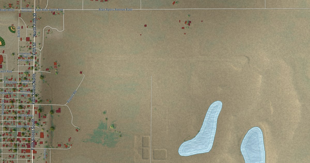 Map of Estancia, New Mexico in 2026