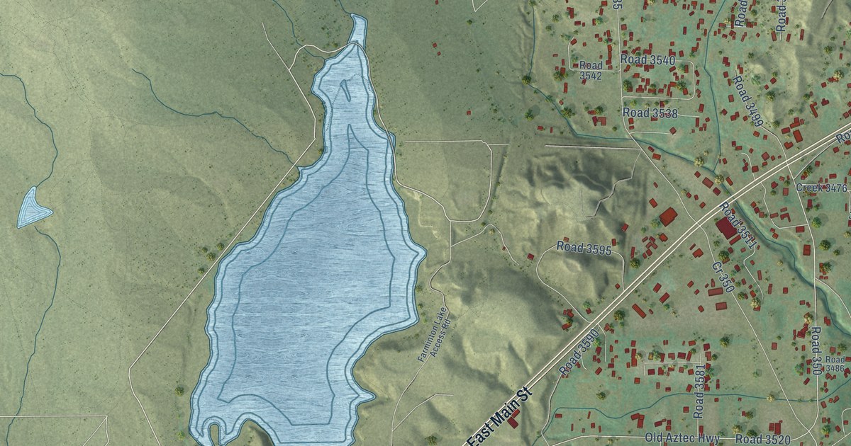 Map of Flora Vista, New Mexico in 2026