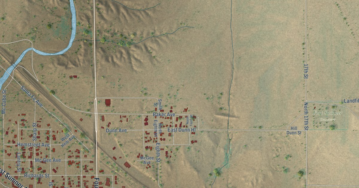Map of Fort Sumner, New Mexico in 2026