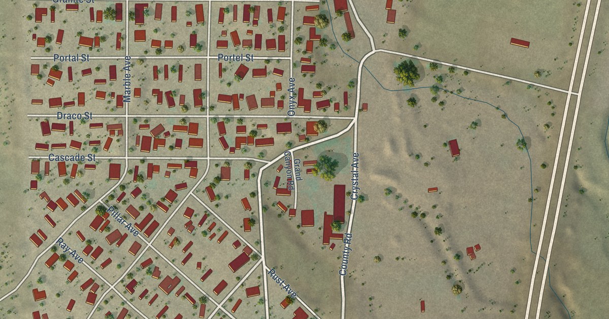 Map of Gamerco, New Mexico in 2026