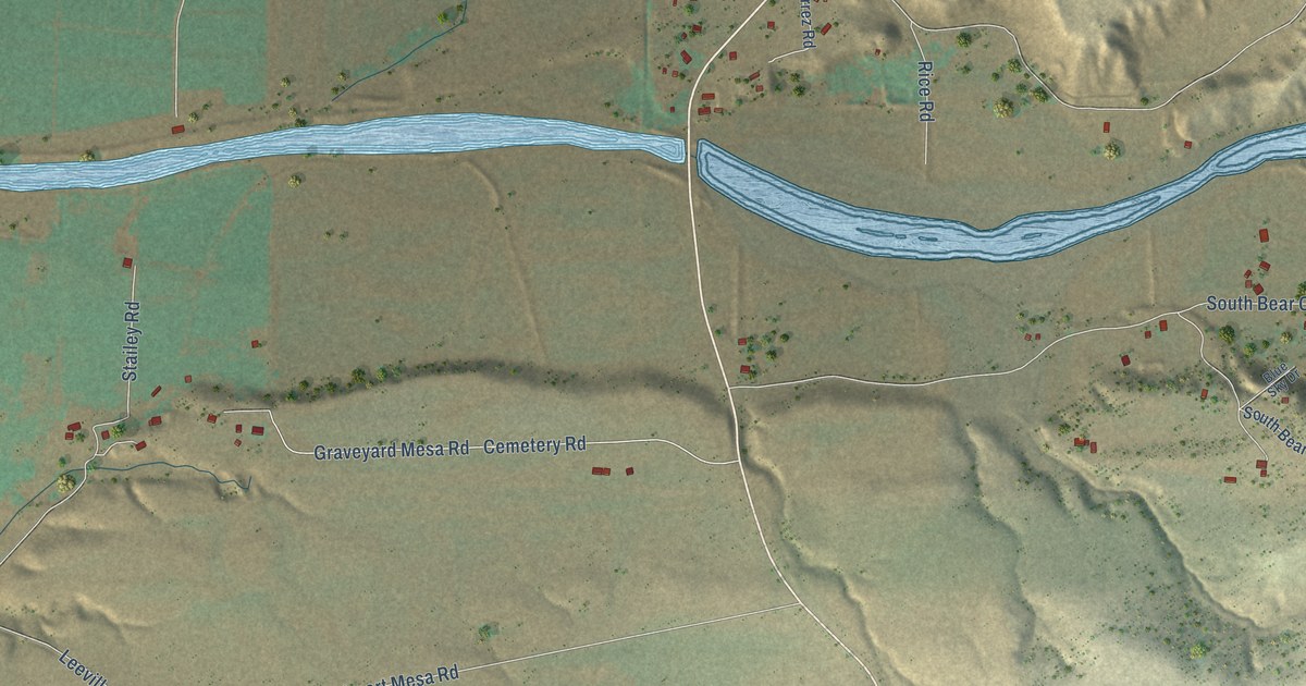 Map of Gila, New Mexico in 2026