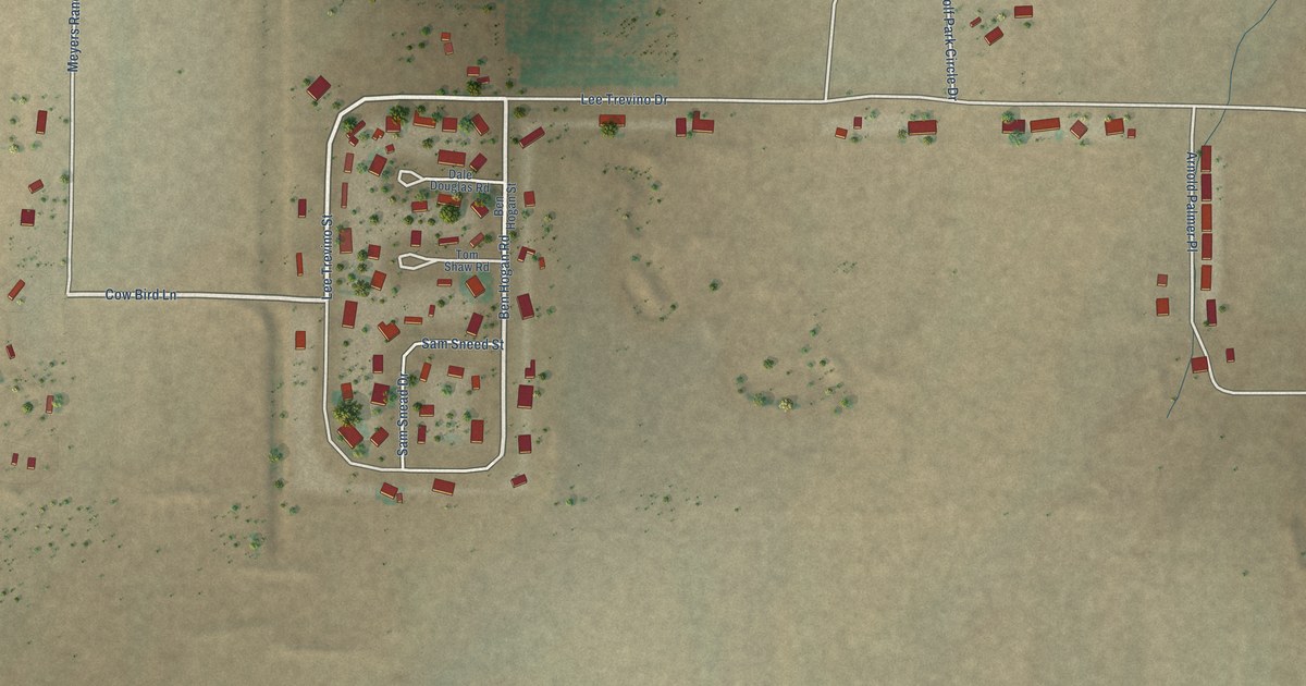 Map of Glen Acres, New Mexico in 2026