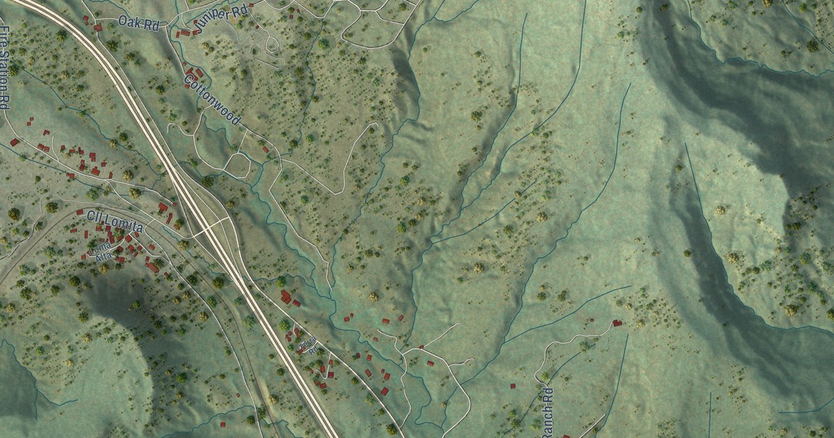 Map of Glorieta, New Mexico in 2026
