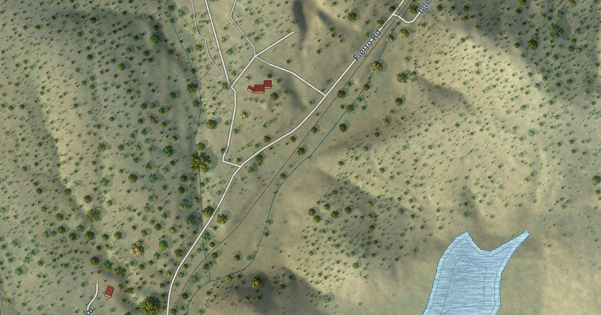 Map of Hanover, New Mexico in 2026