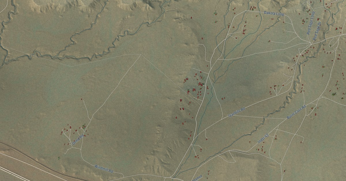 Map of Iyanbito, New Mexico in 2026