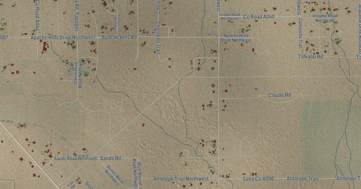 Map of Keeler Farm, New Mexico in 2026
