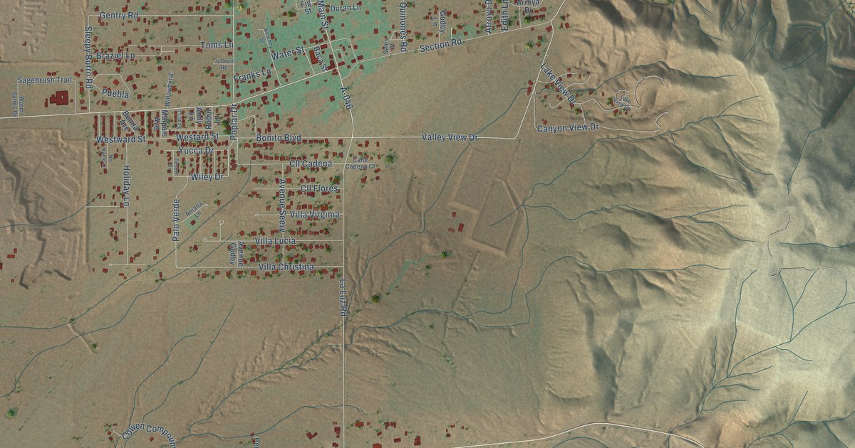 Map of La Luz, New Mexico in 2026