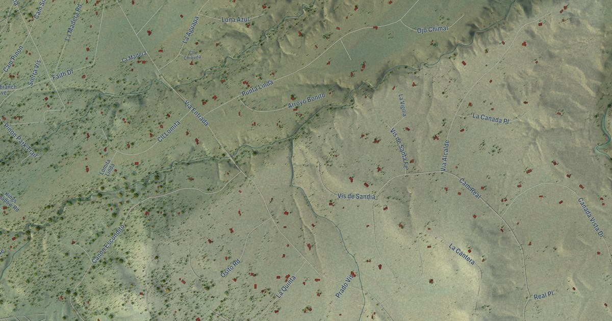 Map of La Madera, Sandoval County, New Mexico in 2026