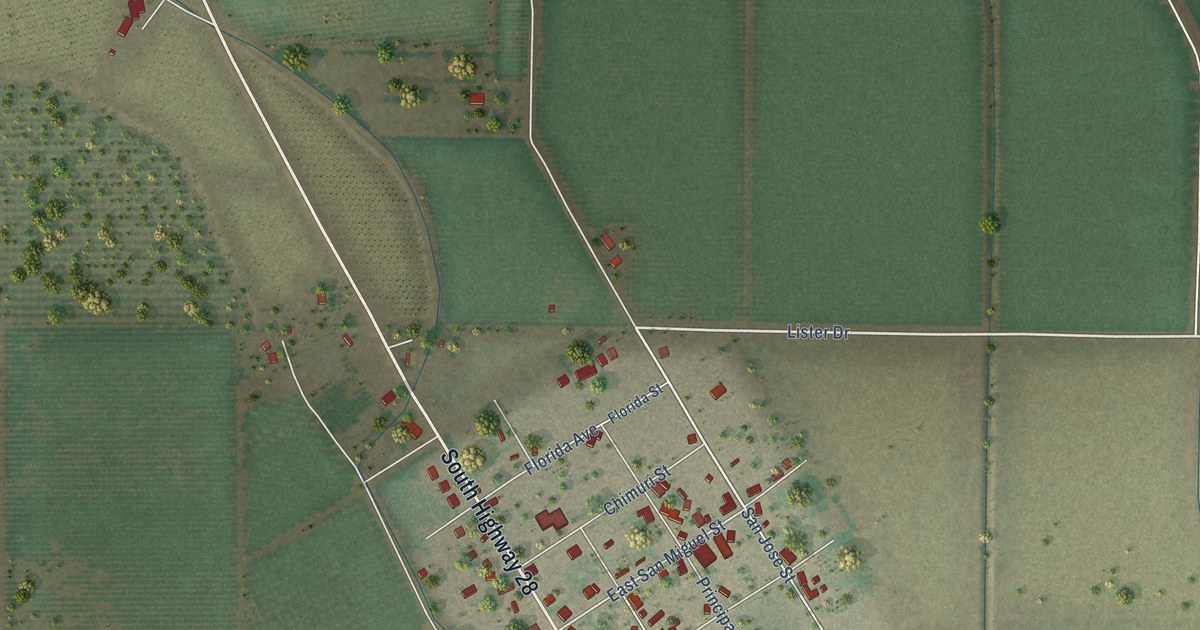 Map of La Mesa, New Mexico in 2026