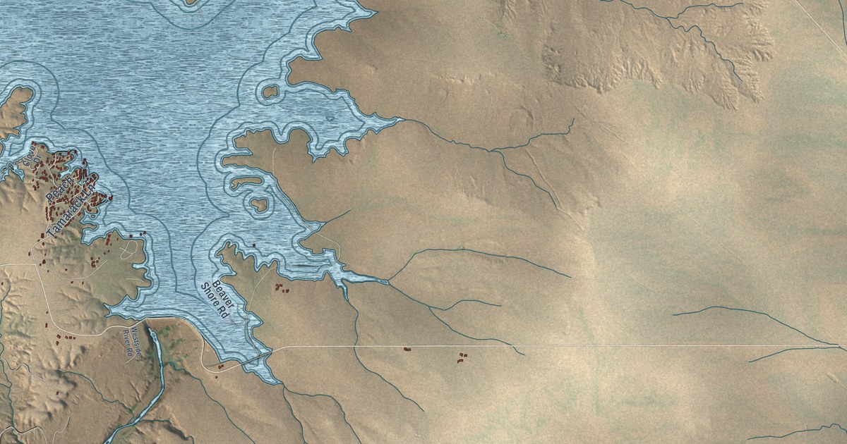 Map of Lake Sumner, New Mexico in 2026